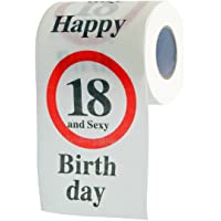 Los mejores  - Goods &amp- Gadgets Divertido Diversión Papel higiénico para el 18º cumpleaños Papel higiénico Artículos de Regalo…